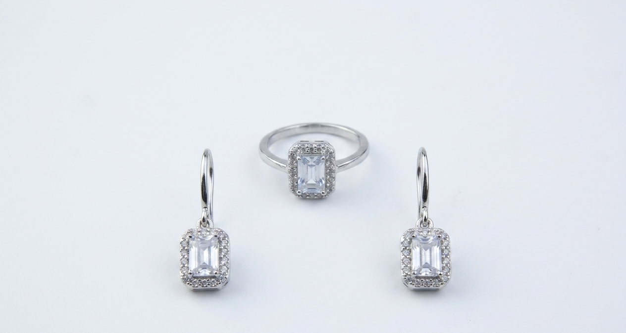 Luxury Jewelry Set – Ring & Earrings Combo