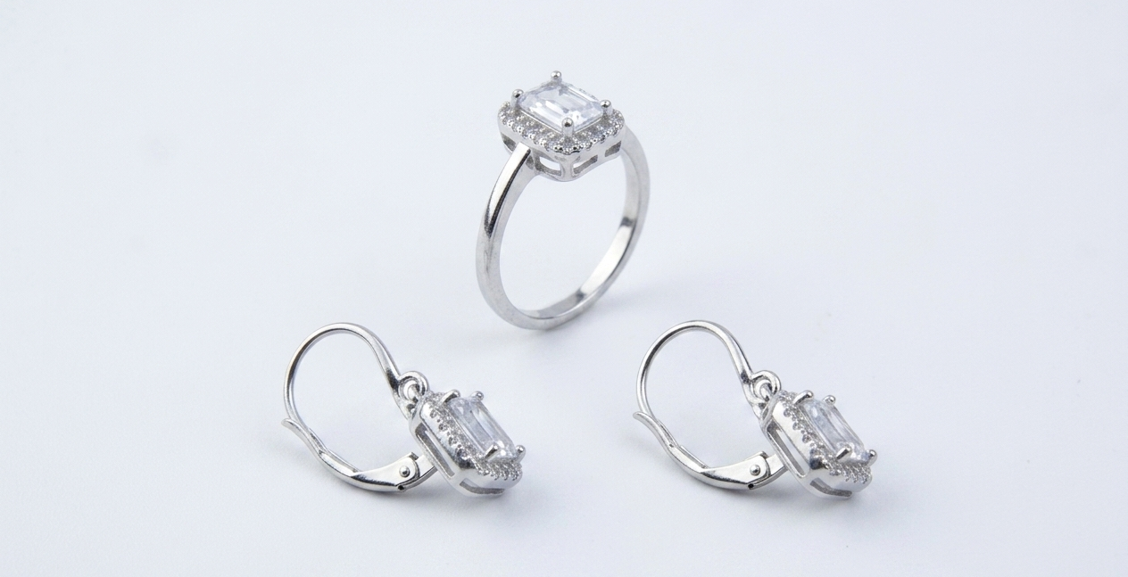 Luxury Jewelry Set – Ring & Earrings Combo