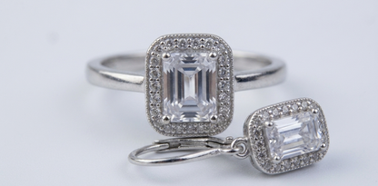 Luxury Jewelry Set – Ring & Earrings Combo