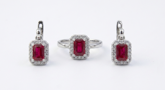 Stylish Matching Ring & Earrings Set for Women
